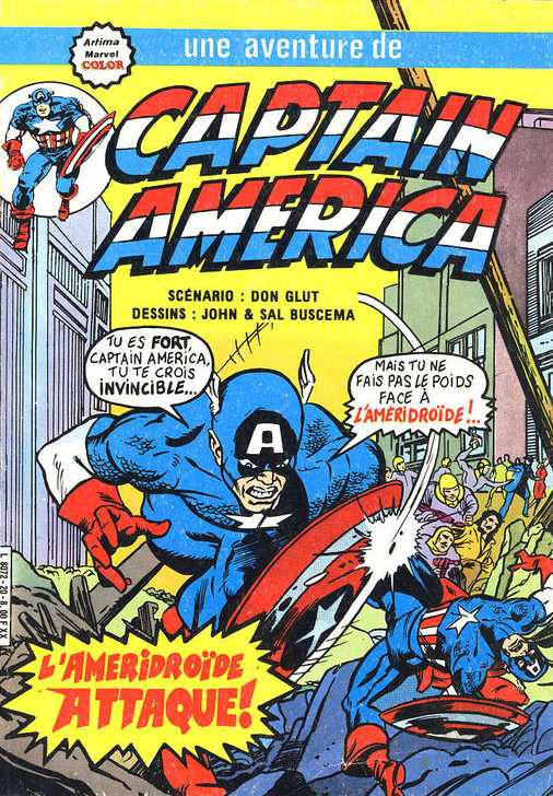Scan de la Couverture Captain America n 20
